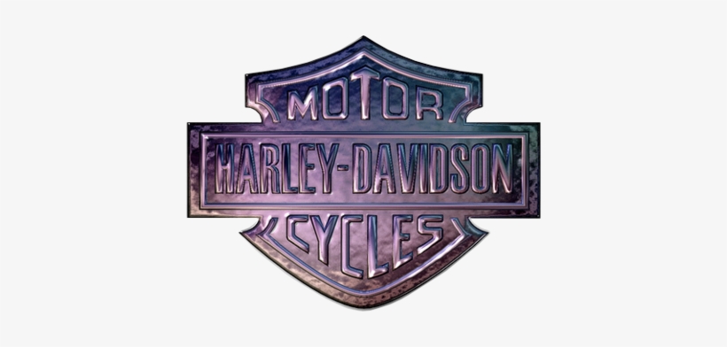 Download Icon Free Vectors Harley Davidson Logo - Harley Davidson Logo Purple, transparent png #1951344