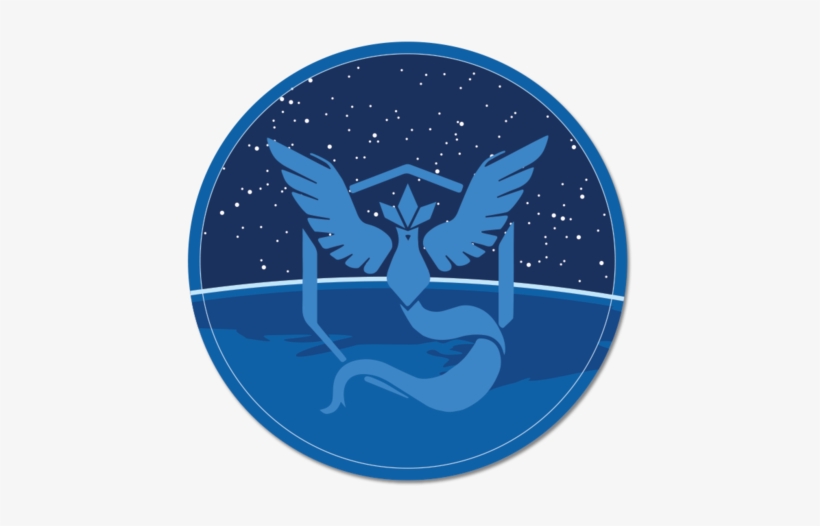 Team Mystic Sticker - Team Mystic Pokemon Go Symbol, transparent png #1951347