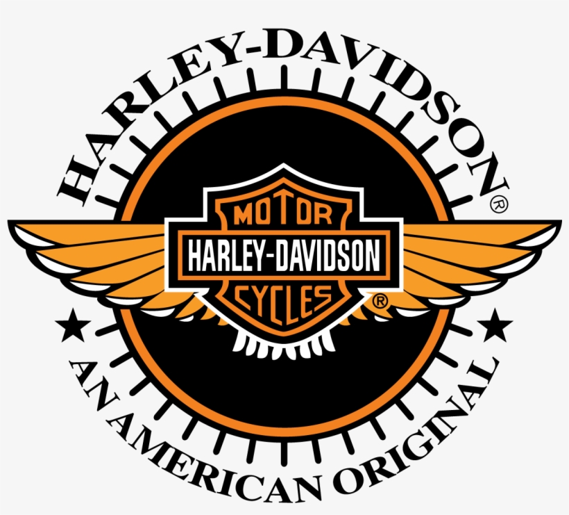 Harley Davidson Americas Original Logo Vector - Harley Davidson, transparent png #1951545