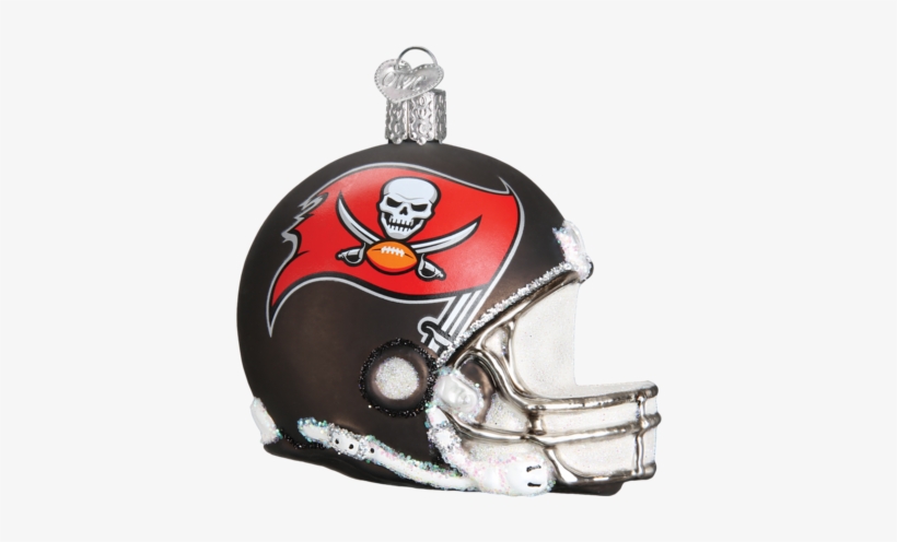 Tb Buccaneers Helmet Ornament - Tampa Bay Buccaneers Nfl Football Helmet Glass Ornament, transparent png #1951793