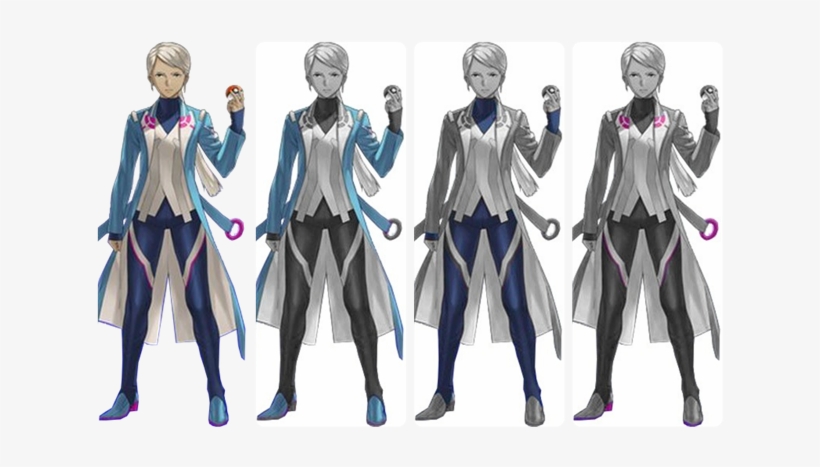 Paleta De Colores Blanche - Pokémon Go Pokemon Pocket Monster Blanche Team Mystic, transparent png #1951916