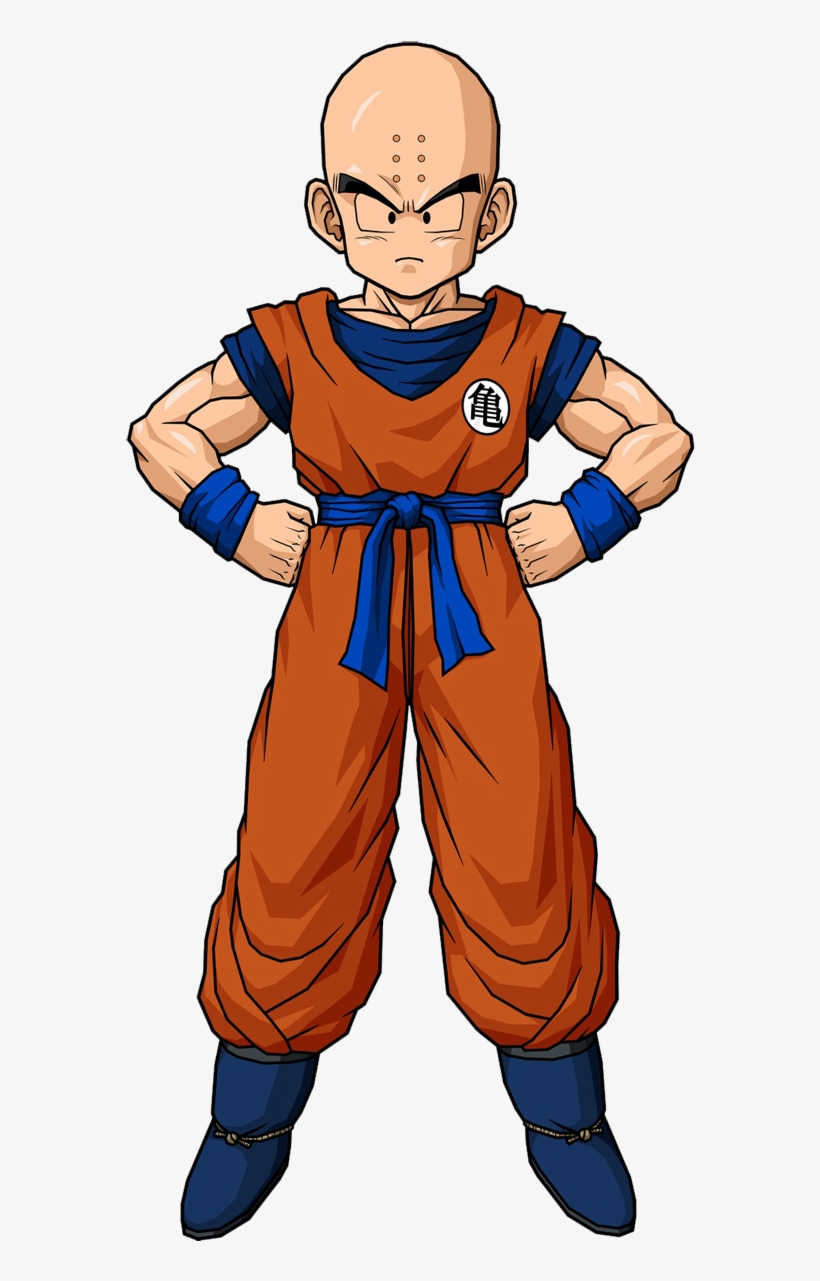 Krillin Orange Gi - Dragon Ball Z Krillin, transparent png #1952063