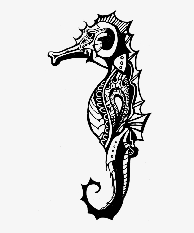 Seahorse Graphic - Seahorse Totem, transparent png #1952400