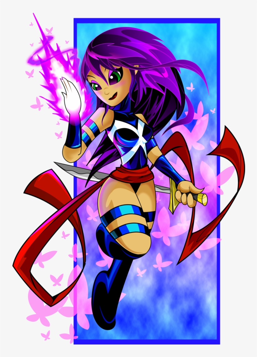 Psylocke By Kudoze On Deviantart - Comics, transparent png #1952651