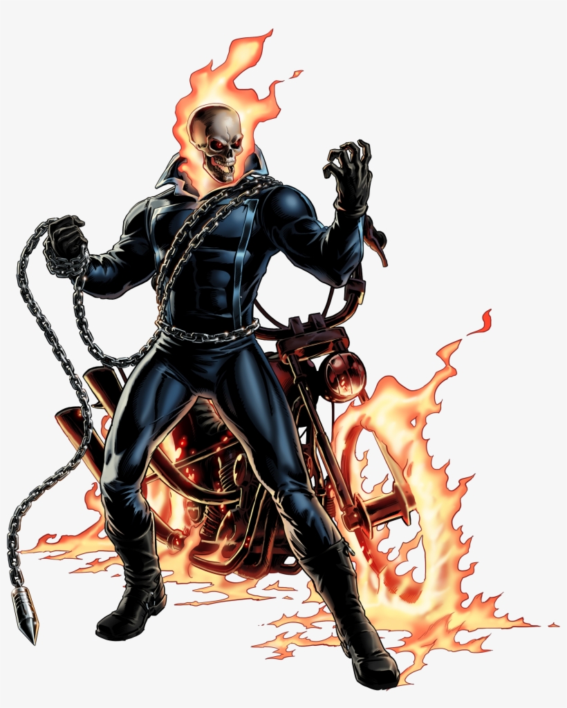Six Brand New Super Heroes Were Also Announced Including - Ghost Rider Marvel, transparent png #1952766