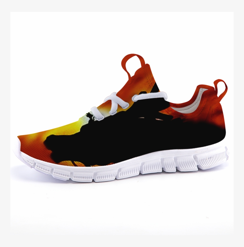 Little Goku And Shenron Lightweight Fashion Sneakers - Goku Black Shoes, transparent png #1952829