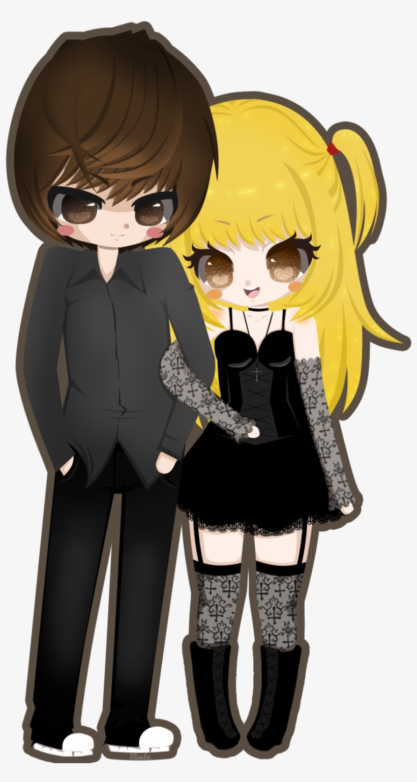 Misa And Light C By Gluhenhs-d4j5fq8 - Light Yagami E Misa Amane Love, transparent png #1952961