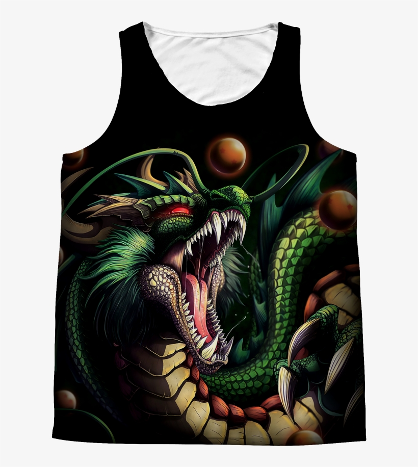 Super Saiyan Shenron 1 Sided 3d Tank Top T Shirt - Dragones Legendarios, transparent png #1953030