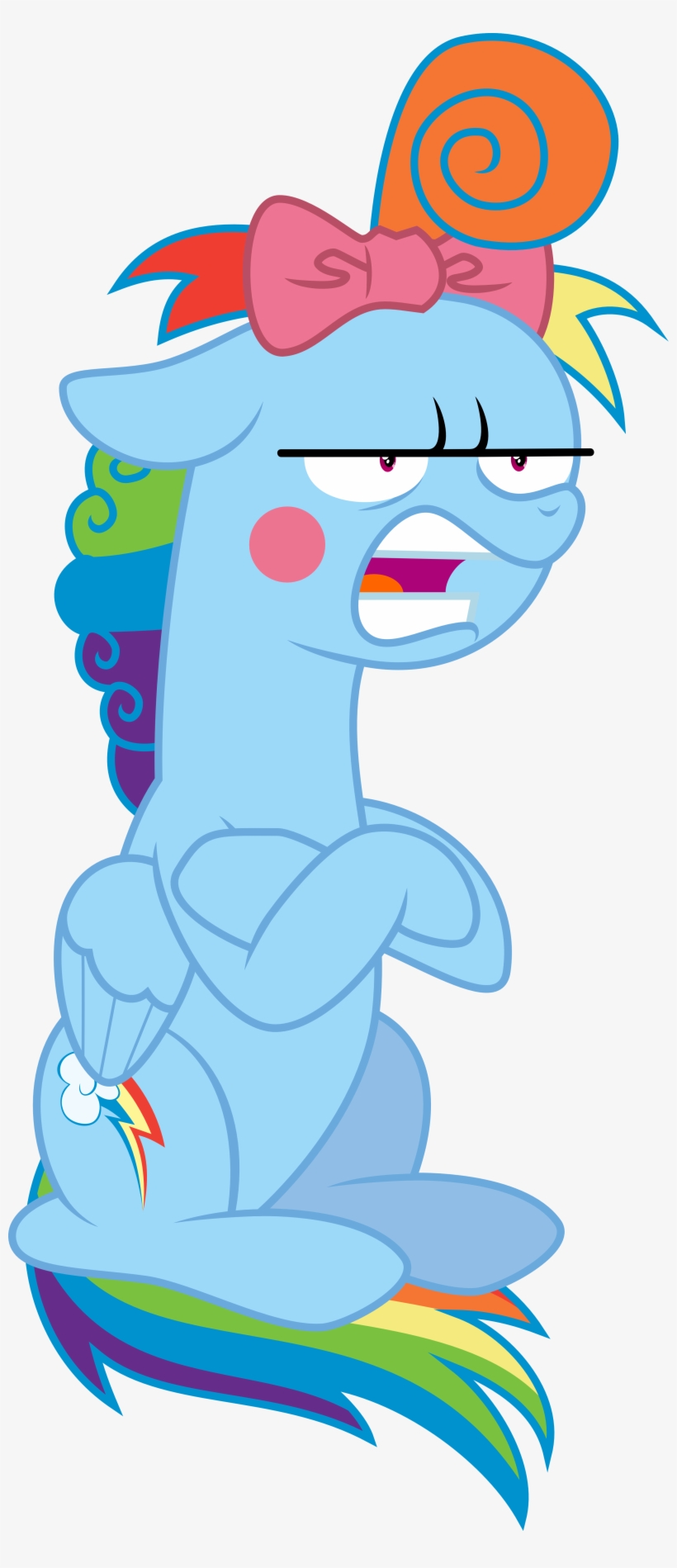 Rainbow Dash Always Dresses In Style, Safe, Simple - Digital Art, transparent png #1953051