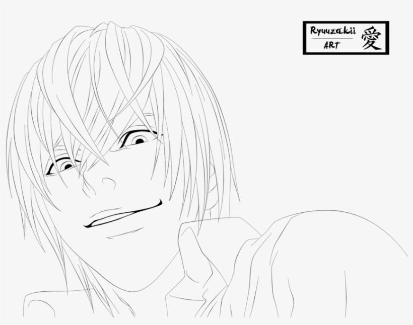 Pin By Spetri On Lineart Death Note - Art, transparent png #1953097