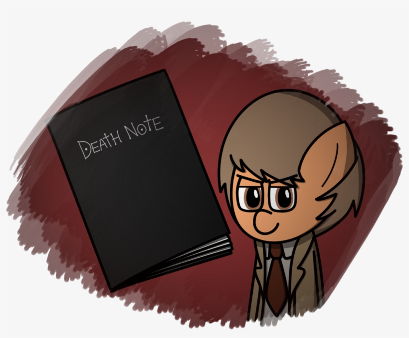 Techreel, Death Note, Light Yagami, Necktie, Ponified, - Cartoon, transparent png #1953115
