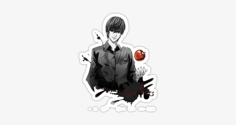 Death Note Light Yagami Crazy - Bad Apples Death Note Anime 32x24 Print Poster, transparent png #1953250