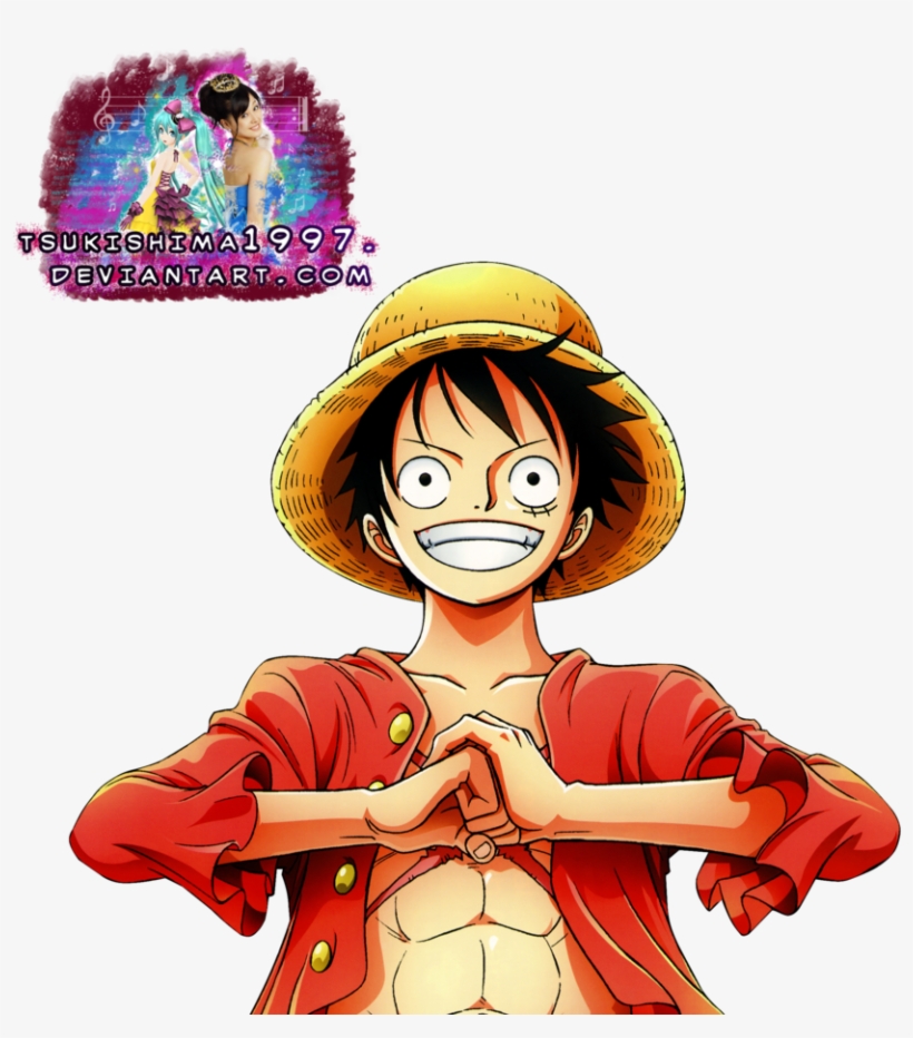 Luffy Render By Tsukishima1997 On Deviantart - Luffy One Piece Png, transparent png #1953424