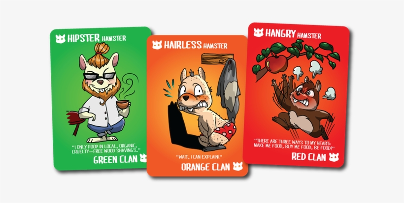 Drawn Hamster Lot - Gyrating Hamsters Card Game, transparent png #1953657