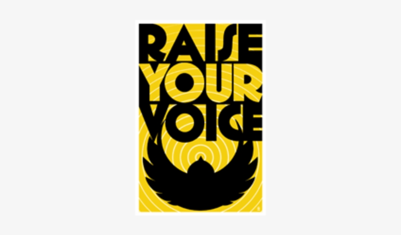 Raise Your Voice Black Canary Inspired - Poster, transparent png #1953846
