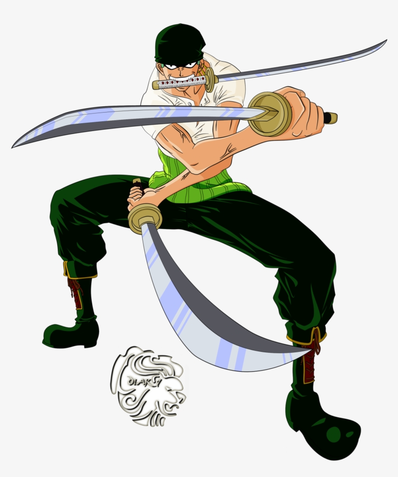 One Piece Zoro Png Clipart - One Piece Zoro No Background, transparent png #1953956