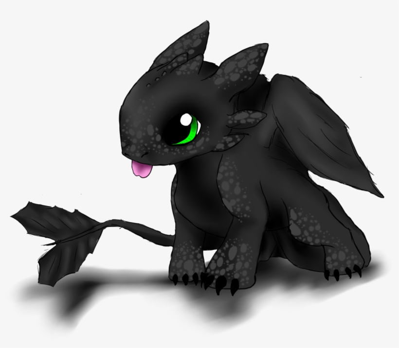 Baby Toothless Request By Thecopperbeast On Deviantart - Toothless As A Baby, transparent png #1954011