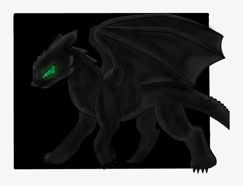 Toothless From How To Train Your Dragons By Simplymisty - Train Your Dragon Toothless Deviantart, transparent png #1954085
