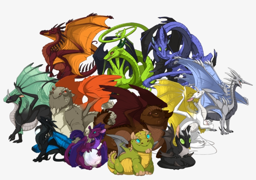 Variety Of Dragons - Dragon, transparent png #1954215
