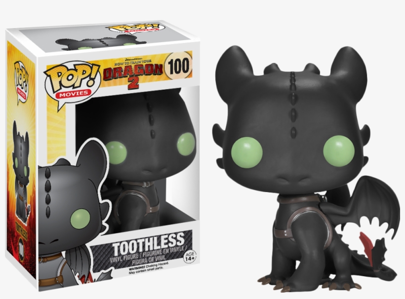 How To Train Your Dragon's Toothless - Train Your Dragon Funko Pop, transparent png #1954232
