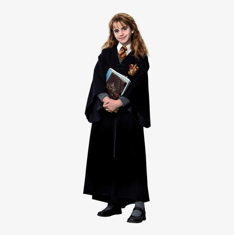 Young Hermione Granger In Robe Holding Books Harry - Harry Potter Hermione Granger...