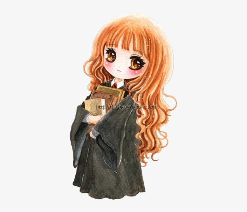 Chibi Hermione By Tho - Harry Potter Hermione Chibi, transparent png #1954495