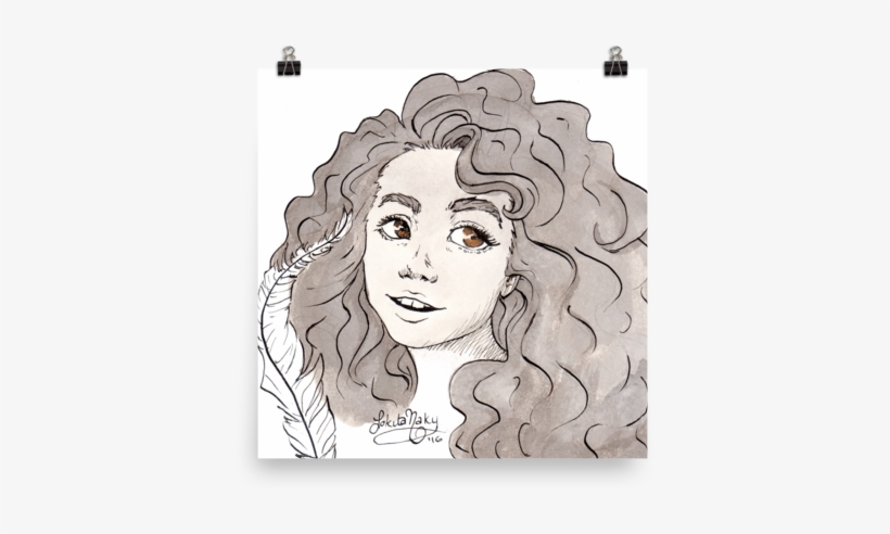 Hermione Granger In Ink - Illustration, transparent png #1954792
