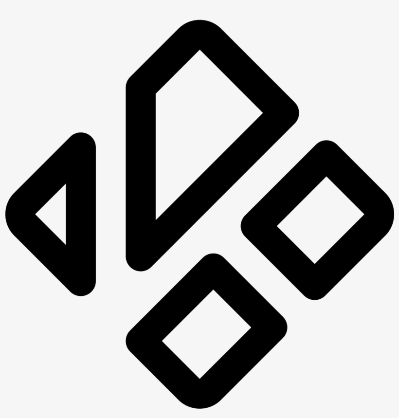 Kodi Icon Png Clip Black And White Stock, transparent png #1954839