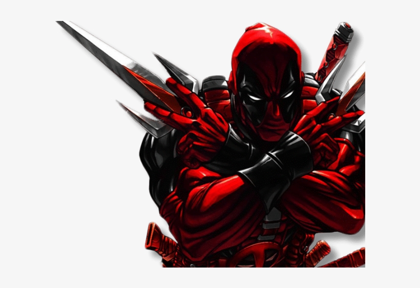 Set Tv Now Dead Transparent - Deadpool Marvel Comics Art 16x12 Print Poster, transparent png #1954947