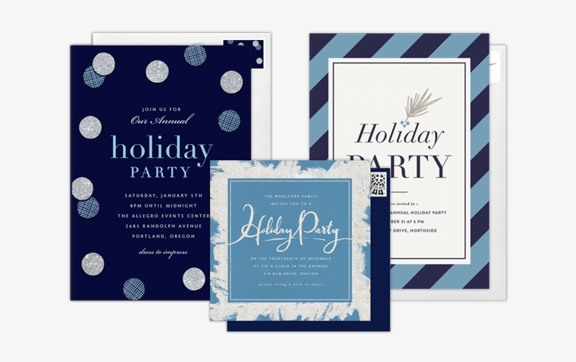 Holiday Party Invitations - Fullbeauty Brands, transparent png #1955119
