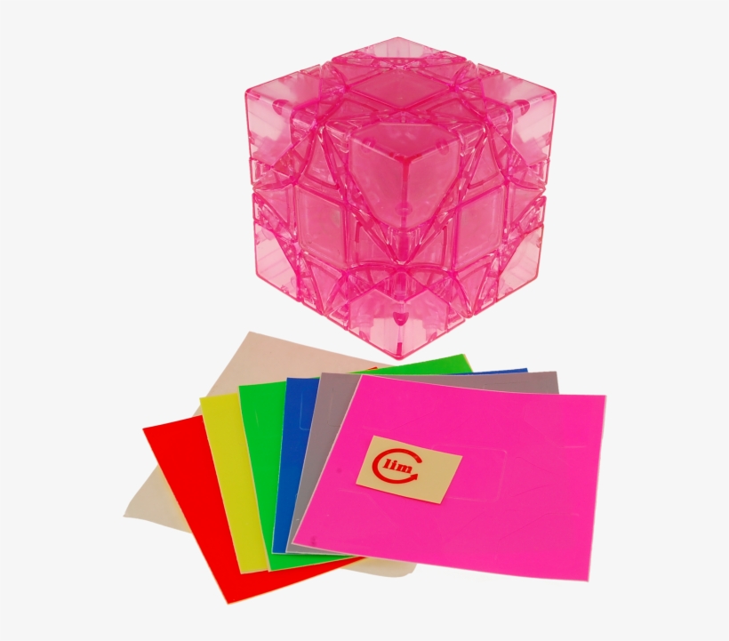 Limcube Dreidel 3x3x3 Diy - Limcube Dreidel 3x3x3 Diy - Ice Pink Body (limited, transparent png #1955249
