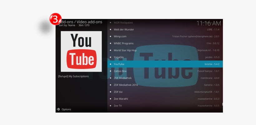 Step - Kodi Youtube, transparent png #1955784