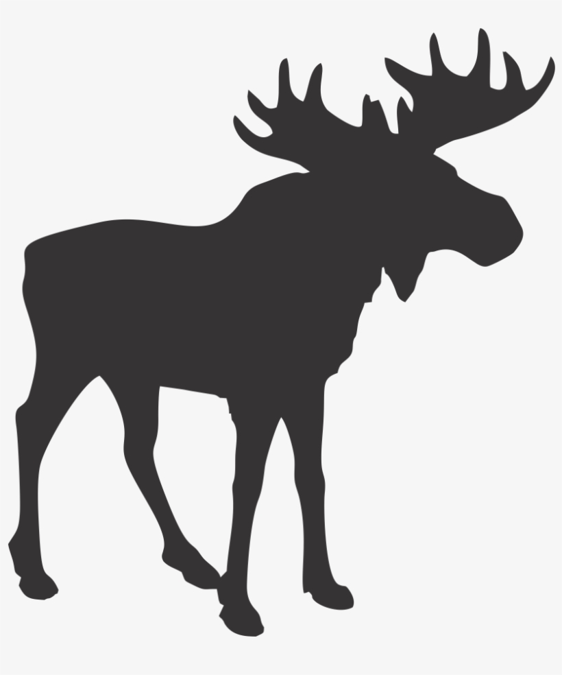 Picture Transparent Stock Blue Trading Company - Moose Silhouette, transparent png #1955982