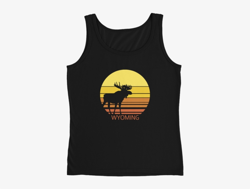 Wyoming Sun Moose - T-shirt, transparent png #1956260