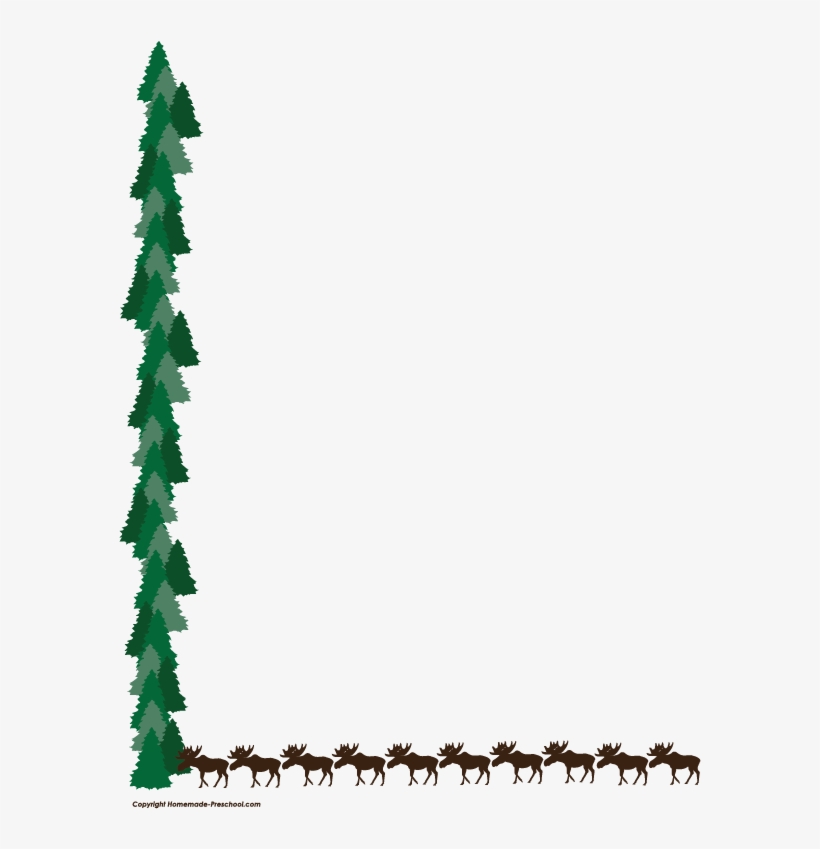 Clip Arts Related To - Moose Border Clip Art, transparent png #1956428
