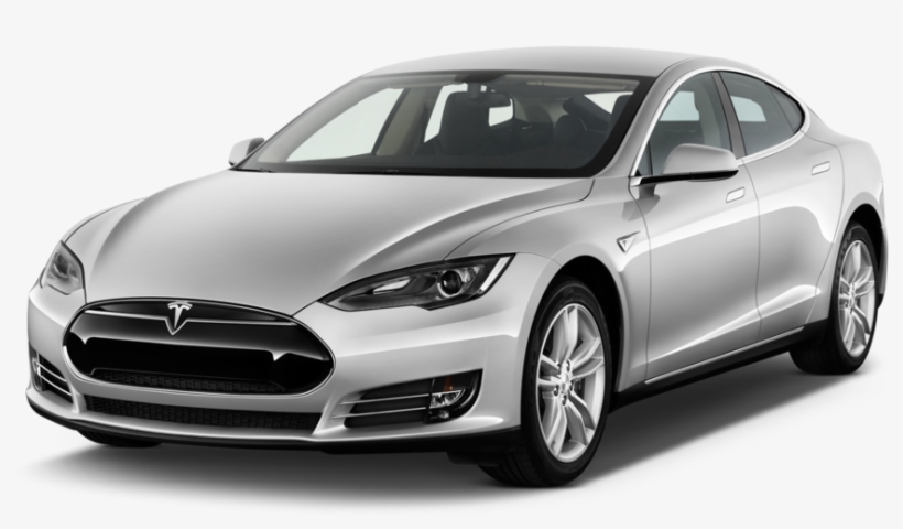2013 Tesla Model S Sedan Angular Front - Tesla Model S 2015 Silver, transparent png #1956527