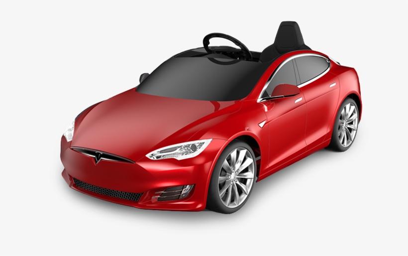 Tesla Kids Car Tesla For Kids Model S Battery Powered - Tesla Model S, transparent png #1956625