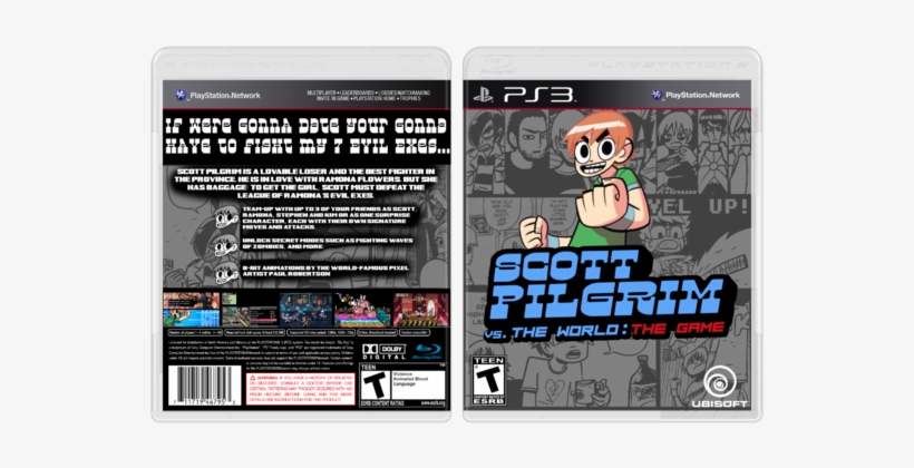 46097 Scott Pilgrim Vs The World The - Scott Pilgrim Game Case, transparent png #1956899