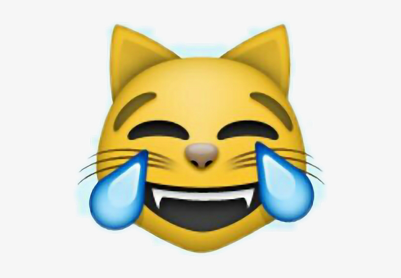 Emoji Cat Funny Happy Laugh Kjapa Riverdale Lol Swag - Joy Cat Emoji, transparent png #1957176