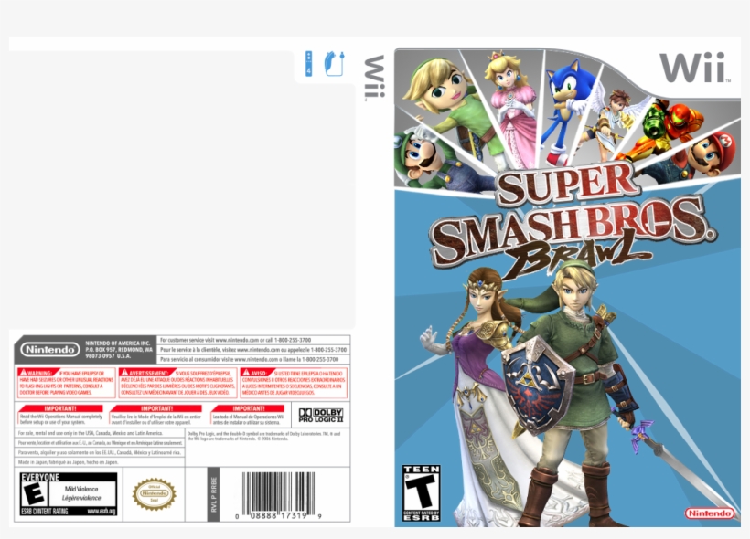 Super Smash Bros Brawl (nintendowii), transparent png #1957177