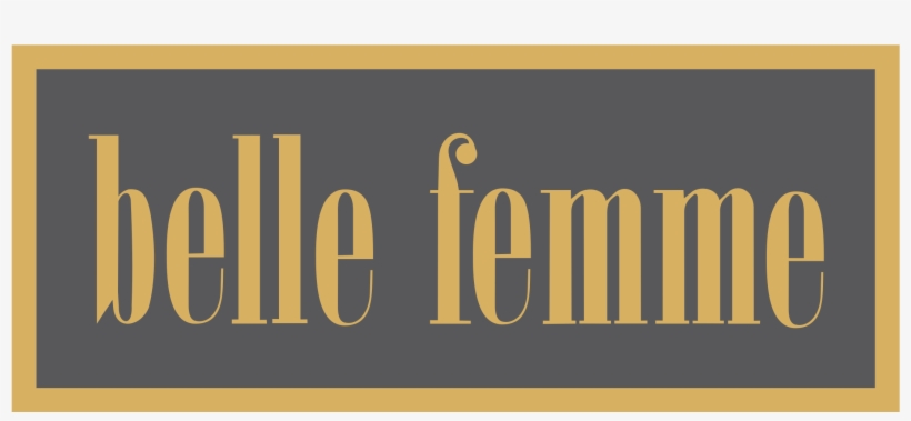 Belle Femme 01 Logo Png Transparent - Belle Femme Logo, transparent png #1957329