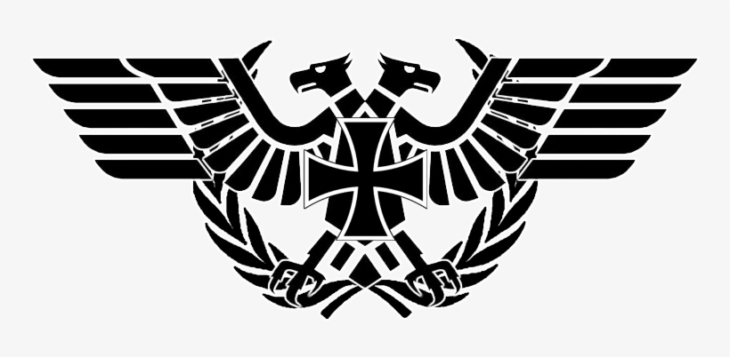 Imperial Guard - White Supremacist Eagle Tattoo, transparent png #1957446