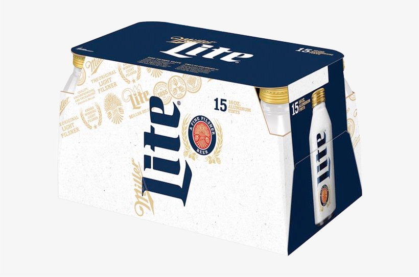 Miller Lite Alum - Miller Lite Beer - 9 Pack, 16 Fl Oz Bottles, transparent png #1957584