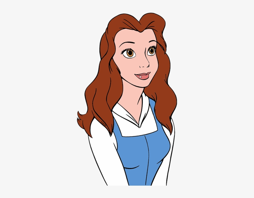 Belle Wearing Hair Down Beauty And The Beast Belle Hair Down Free Transparent Png Download Pngkey
