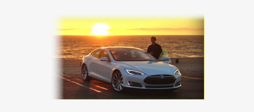 Tesla On Beach - Tesla, Inc., transparent png #1957745