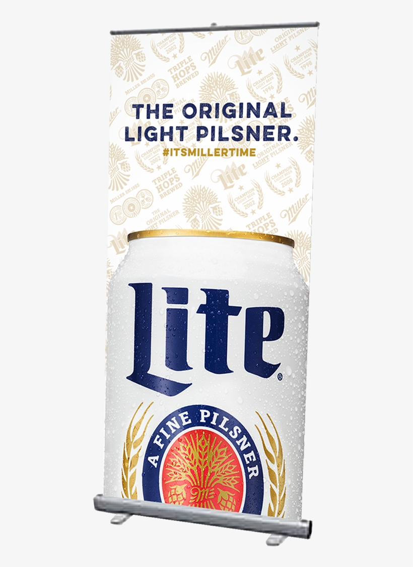 Miller Lite Equity On Behance - Miller Lite Can, transparent png #1957801
