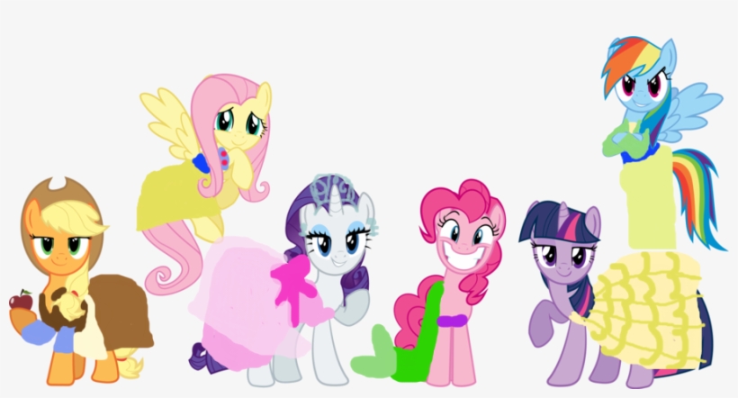 Source - Http - //pictures - Fanart-central - - Mane 6 Vector, transparent png #1957912