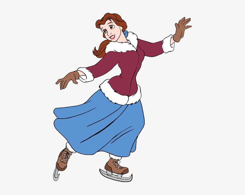 Belle Clip Art - Disney Princess Belle Blue, transparent png #1957983