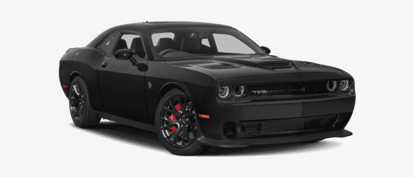 New 2018 Dodge Challenger Srt Hellcat - Dodge Challenger 2018 Black, transparent png #1958074