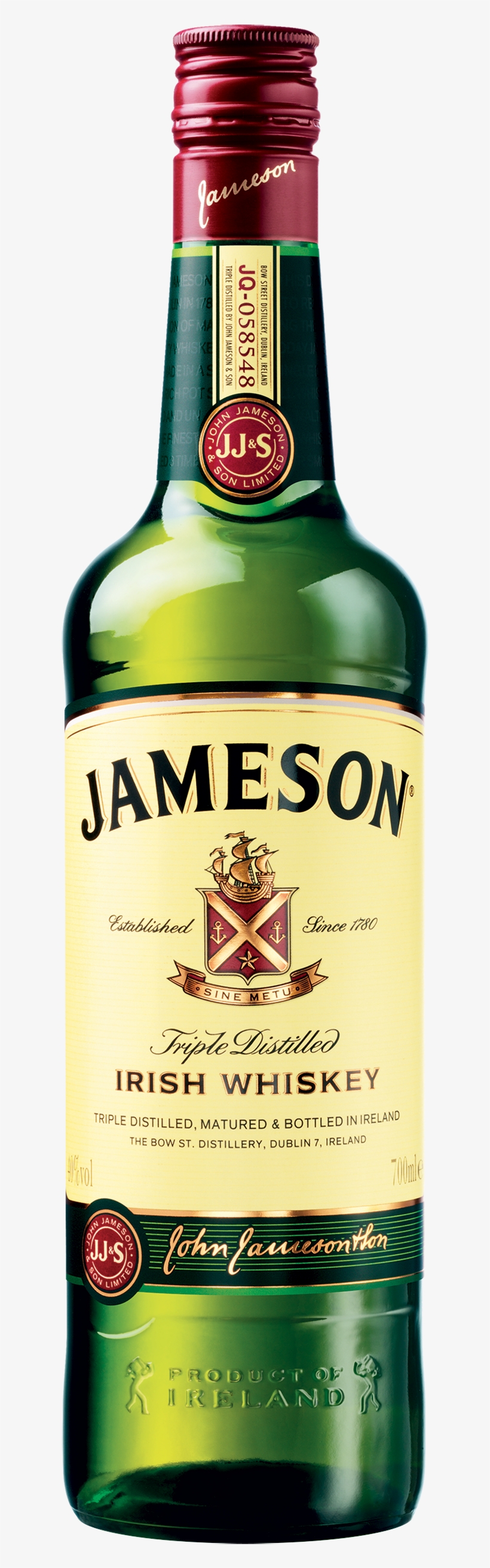 Packshot Jameson - Jameson Irish Whiskey, transparent png #1958199